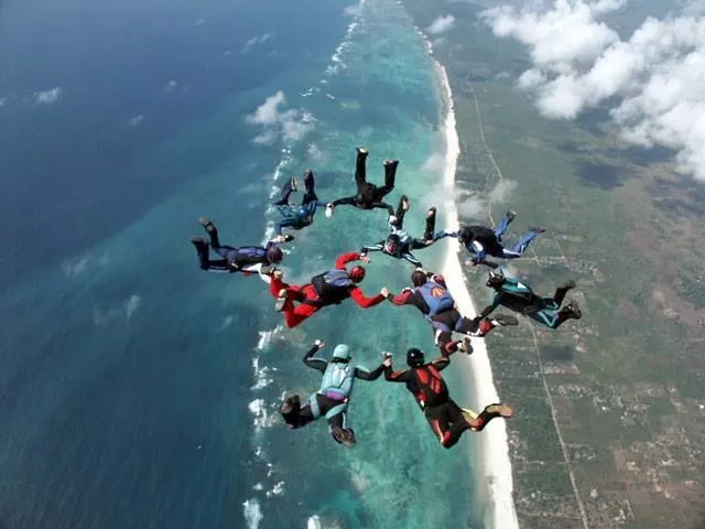 sky dive